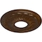 Ekena Millwork Blackthorn Ceiling Medallion (Canopies up to 4 7/8"), 11 3/4"OD x 3 5/8"ID x 1"P, Root Beer Crackle CM11BLRBC - alternate 3
